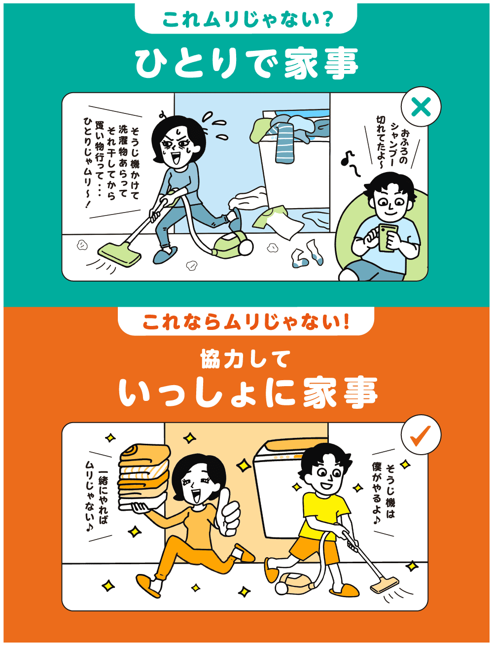 共家事・共育て